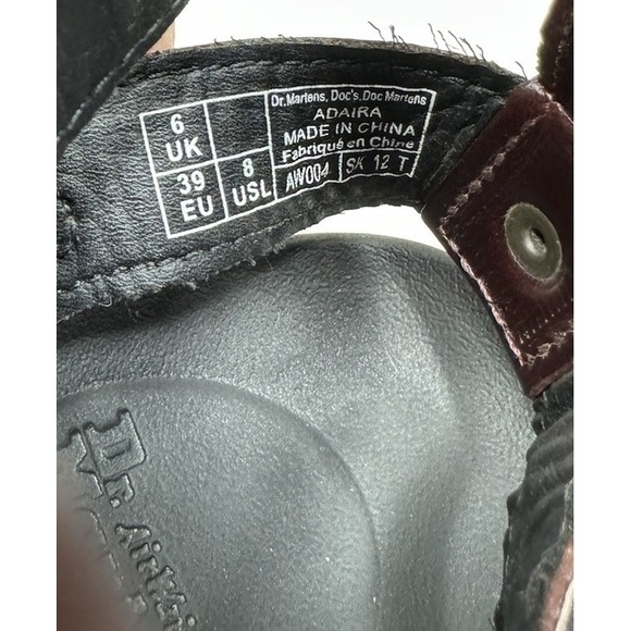 Dr. Martens Adaira Brando Gladiator Sandals Women's Size 8 Brown Leather Shoes - Picture 7 of 7